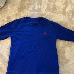 Polo by Ralph Lauren Kids Royal Blue Long Sleeve Tee